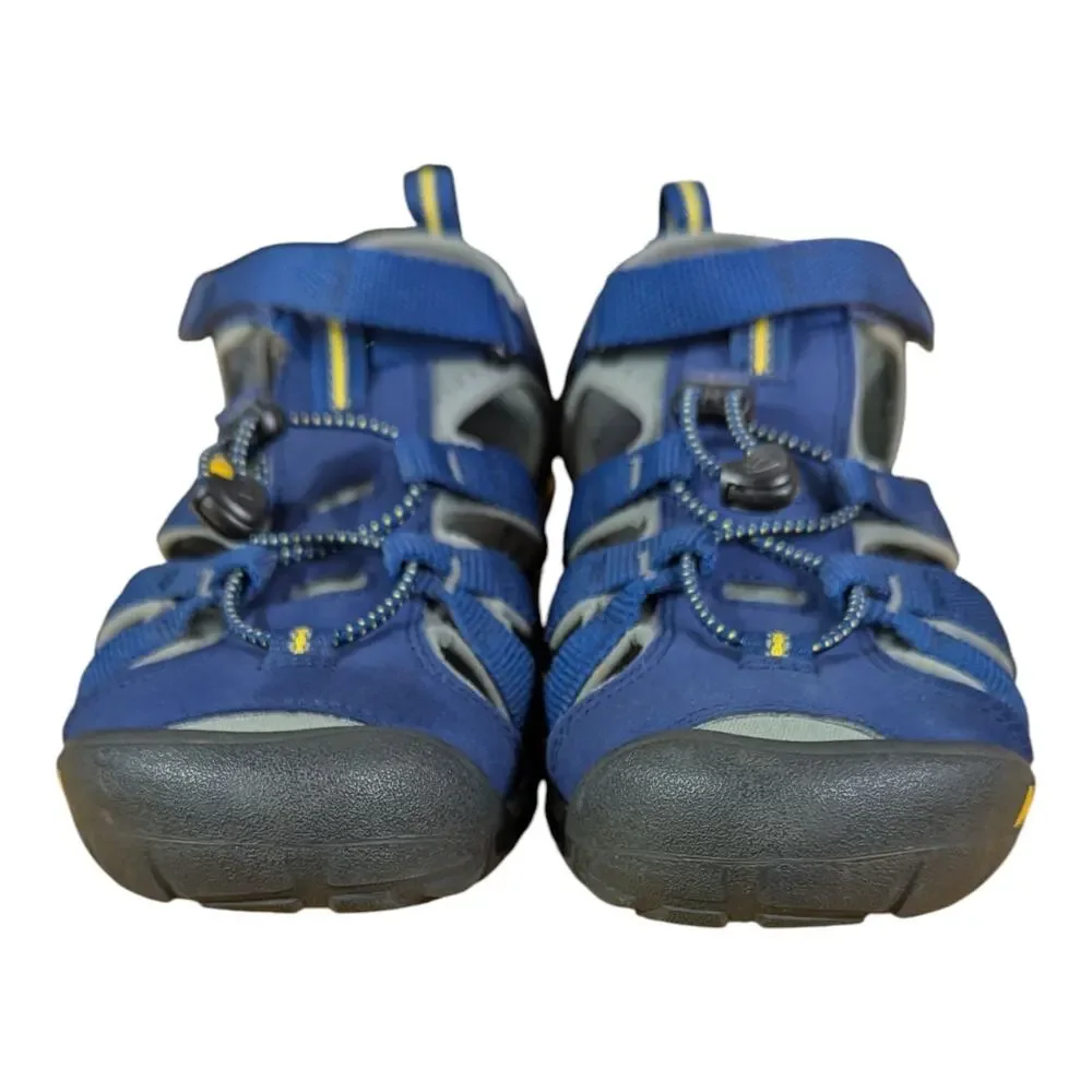 Keen Newport H2 Blue Closed Toe Adjustable Strap Hiking Mens Sandals sz 6 Youth